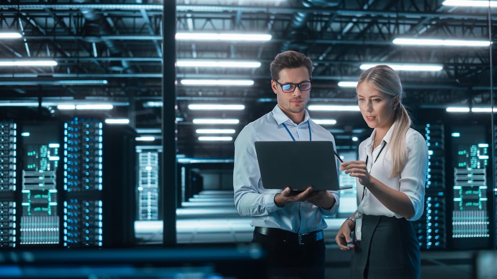 Image showing the Britlogic team working together